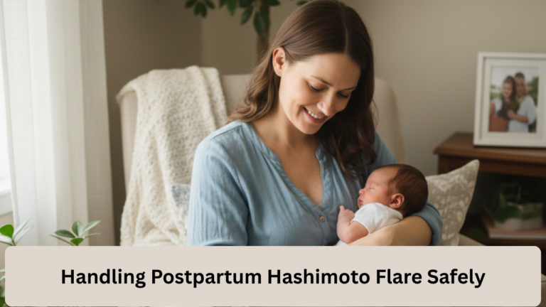 Handling Postpartum Hashimoto Flare Safely